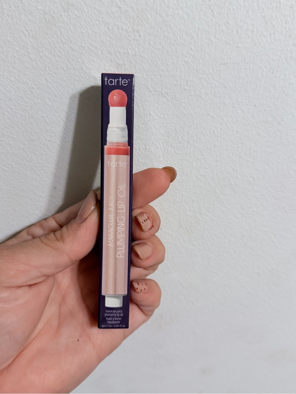 tarte Plumping Lip Oil — Coral Pink